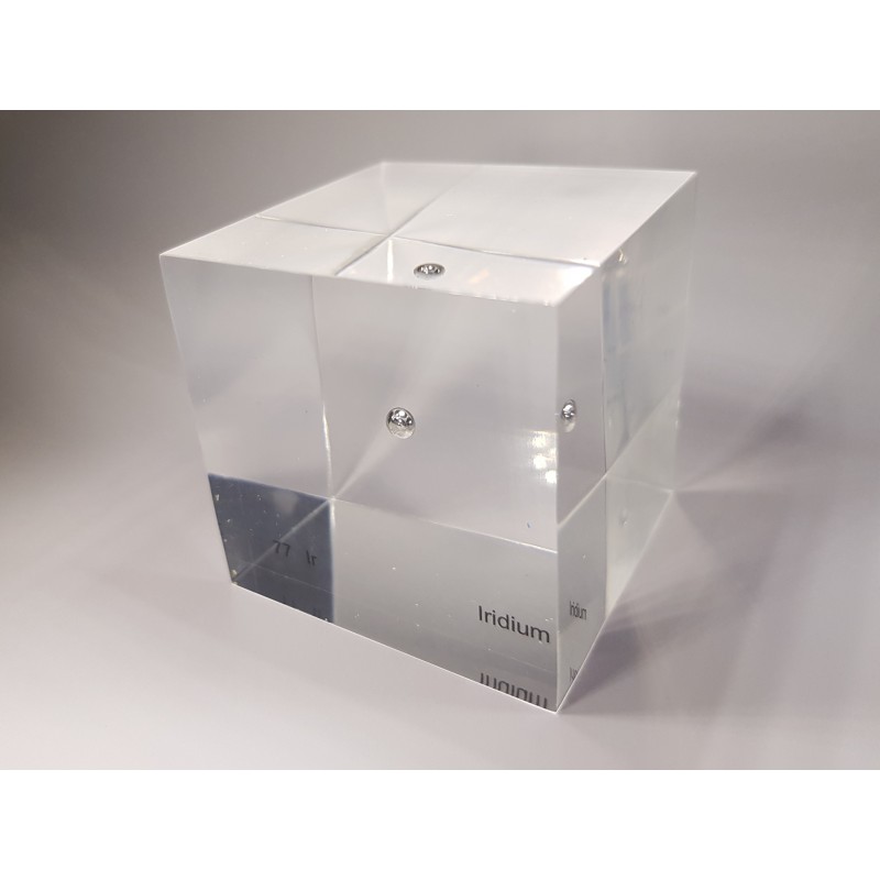 Acrylic cube Iridium