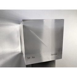 Acrylic cube Xenon liquid