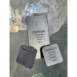 Osmium ingot, 10 ounces, 311g