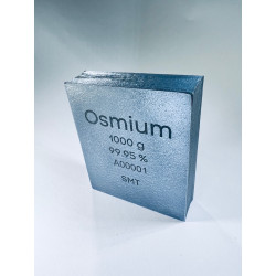 Osmium ingot, 1kg