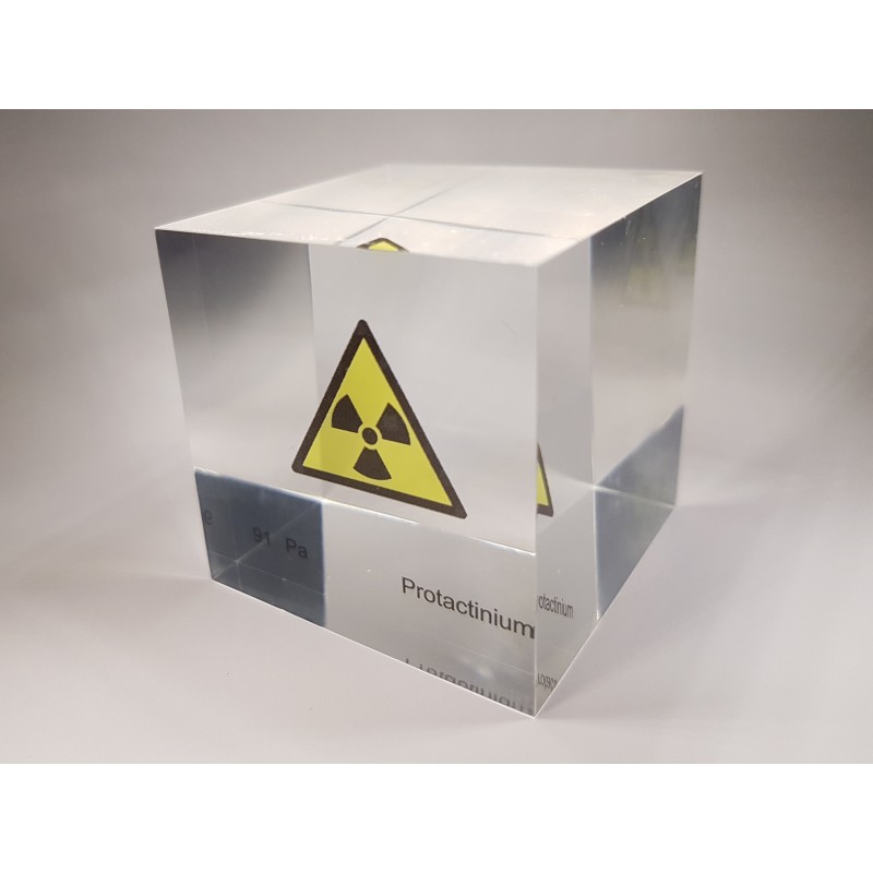 Acrylic cube Protactinium