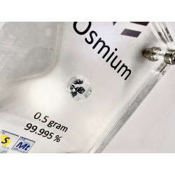 0.5g Osmium crystals 99.995% in acrylic case