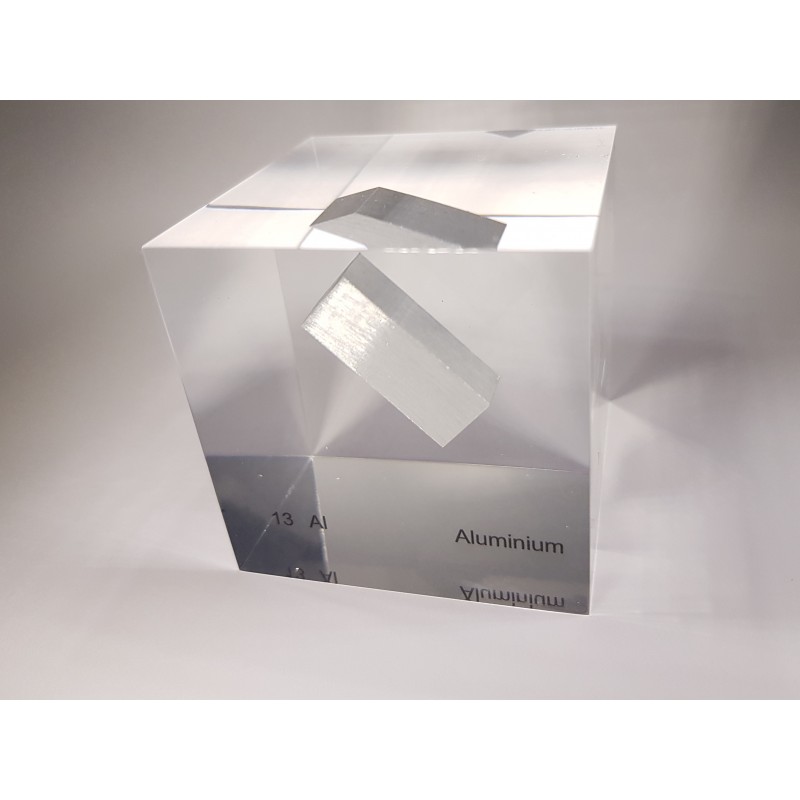 Acrylic cube Aluminium