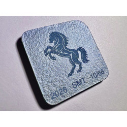 Osmium ingot "Horse 2026", 1 ounce, 31.1g