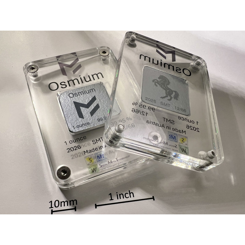 Osmium ingot "Horse 2026", 1 ounce, 31.1g