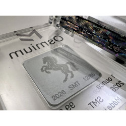 Osmium ingot "Horse 2026", 1 ounce, 31.1g