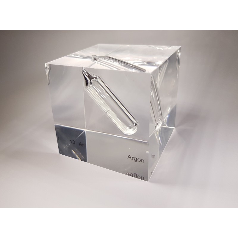 Acrylic cube Argon