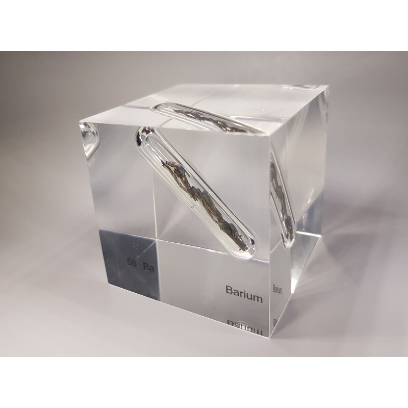 Acrylic cube Barium