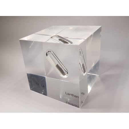 Acrylic cube Lanthanum