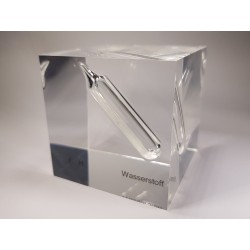 Acrylic cube Hydrogen