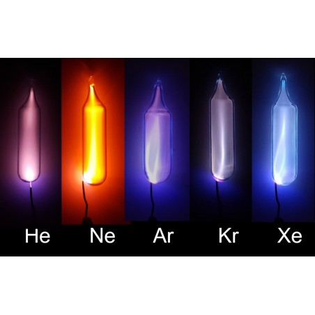 Set of all noble gases 10mm