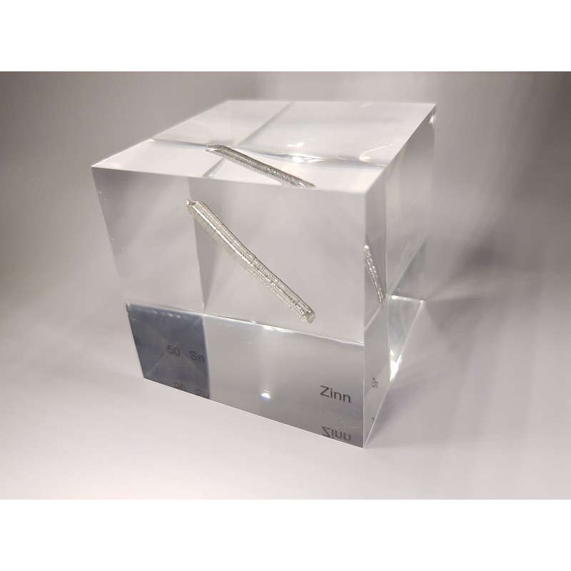 Acrylic cube Tin