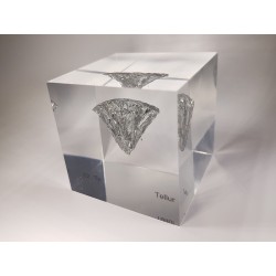 Acrylic cube Tellurium