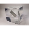 Acrylic cube Hafnium