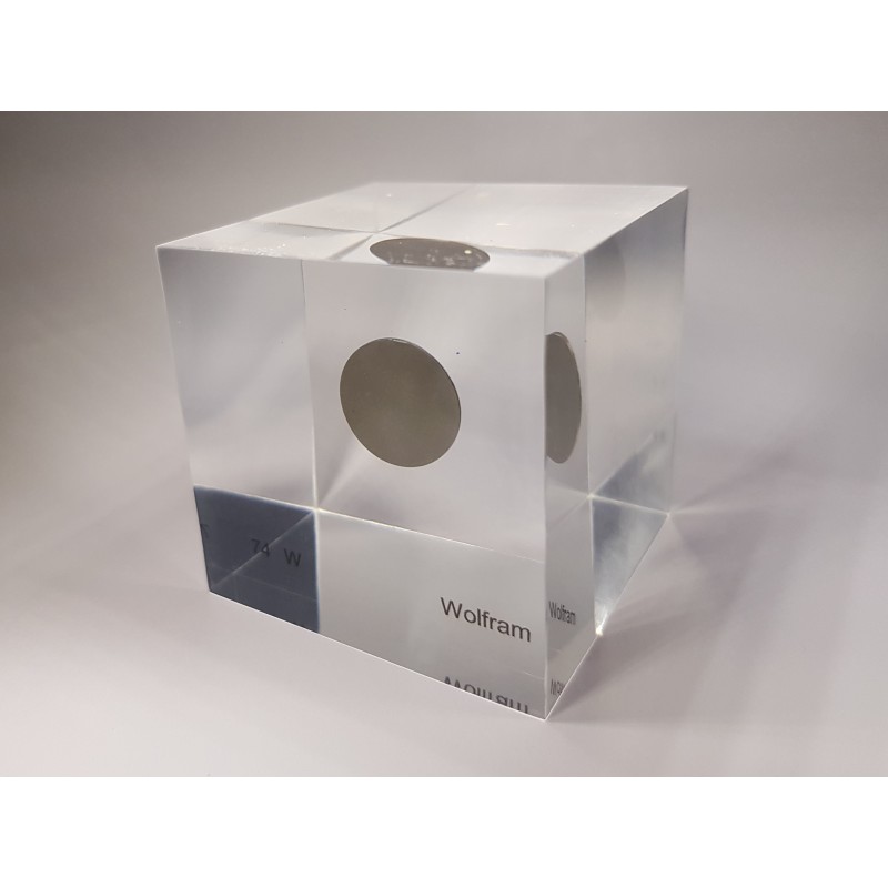 Acrylic cube Tungsten